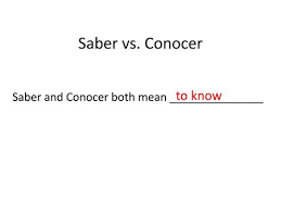 In Your Notes What Are The Conjugations Of The Verbs