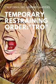 It is important to contact capable of counsel. Temporary Restraining Orders Tro In California Kaass Law