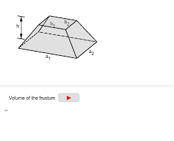 How would i show the formula for the volume of a pyramid? Volume Of A Rectangular Frustum Geogebra