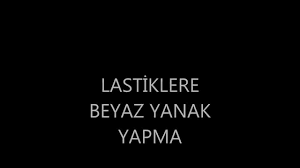 Oto Lastiklerine Beyaz Yanak Boyasi Uygulama Youtube