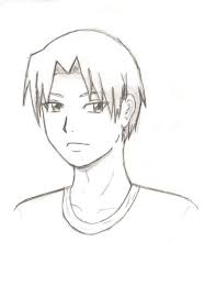 Anime Boy Sketch Step By Step At Paintingvalley Com Explore Collection Of Anime Boy Sketch Step By Step Anime thug male character face drawing. anime boy sketch step by step at