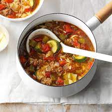 Italian Sausage And Zucchini Soup Recipe Zucchini Soup Recipes Easy Soup Recipes Zucchini Soup