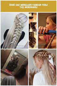 Orgu Sac Modelleri Yandan Tekli Tas Aksesuarli Peinados Bonitos Y Sencillos Orgu Sac Modelleri Yandan Tekli Tas Aksesuarli Style Hair Styles Women