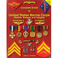 book united states marine corps medals badges and insignia wwii to present