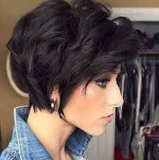 An oval face can pull off almost any fringe, including the sassy. Flattering Layered Short Haircuts For Thick Hair Short Haircut Com