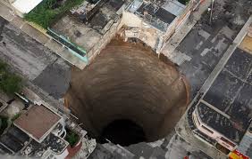 sinkholes and other sinking feelings