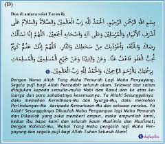 Berikut adalah himpunan doa selepas solat dengan teks bahasa arab. Solat Sunat Tarawih Lapan Rakaat Shafiqolbu