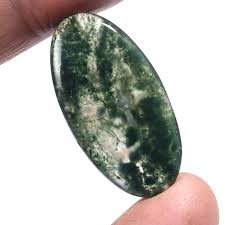 Natural Moss Agate Oval Shape Cabochon Moss Agate Gem Stone Moss Agate Gemstone Moss Agate Sto Rocks And Minerals Agate Gemstone Agate Stone