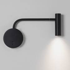 Yuhan flexible led wall lamp,3w gooseneck wall mount sconce reading light with switch and plug in cord for indoor bedroom living room or kids. Astro 7592 Enna Wall Led Black Reading Light Dusk Lights Wall Mounted Reading Lights Wall Reading Lights Bedroom Reading Lights