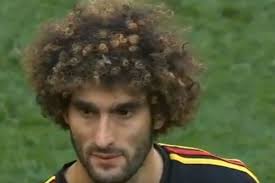 The fellaini without a bushy hair na fake fellaini. Video Insect Nests In Marouane Fellaini S Hair After Belgium 2 0 England