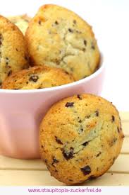 Low Carb Chocolate Chip Cookies Staupitopia Zuckerfrei Rezept Kalorienarm Backen Chocolate Chip Cookies Low Carb Cookies