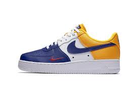Black Air Force 1 With White Swoosh The Air Force 1 Mini Swoosh Deep Royal Is Nike S Next Olympic Proud Colorway Nike Air Force Nike Air Nike Air Force Ones