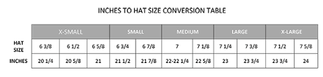 70 Problem Solving Large Hat Size Chart