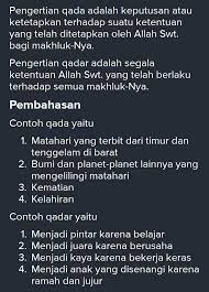 Apa Arti Qadar Dan Berikan Contoh Brainly Co Id
