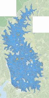 Monticello Reservoir Fishing Map Us_sc_01230561