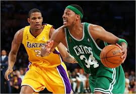 As usual, 61 combined points from james and anthony davis led the way for the lakers, but the game's final minute hinged on a scramble for a free throw. Celtics Rally Stuns The Lakers And Puts N B A Title Within Reach The New York Times