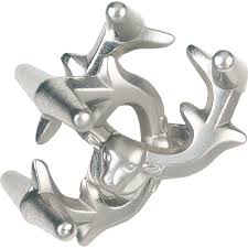Challenge yourself difficulty level 4 perfect for travelling lots of other designs and d Cast Elk Hanayama Metal Puzzles Puzzle Master Inc