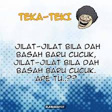 Makannya dari perut, beraknya dari punggung. Lawak Siyot Jom Jawab Teka Teki Kita Tengok Sape Paling Facebook