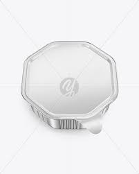 Foil Tray Mockup In Tray Platter Mockups On Yellow Images Object Mockups