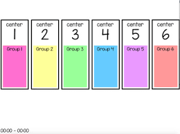 Center Rotation Chart Editable Worksheets Teaching