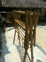 Cara membuat jemuran lipat tempel dinding sederhana. Jual Jemuran Pakaian Bambu Bisa Di Lipat 1 7 Di Lapak Gampangtrade Bukalapak