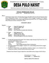 Download sk pengurus masjid dari kepala desa atau lurah bentar ya belum upload makan siang dulu hihihii. Contoh Surat Perjalanan Dinas Kepala Desa Terbaru Doc Caracari