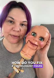 How to fix ventriloquist figure #learnontiktok #learnwithtiktok  #ventriloquist