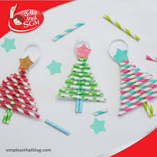 Kreasi natal dari pita jepang : Aku Anak Sgm Natal Makin Dekat Coba Ajak Si Kakak Si Kecil Membuat Hiasan Untuk Memeriahkan Suasana Natal Di Rumah Seperti Pohon Natal Dari Sedotan Kertas Ini Bunda Alat