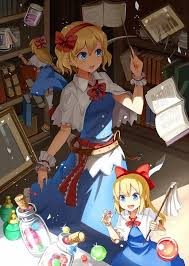 alice using magic and dolls to get things done 2019 アニメ イラストアート 女の子の絵