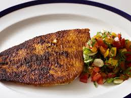 Mark Hix Recipe Blackened Plaice With Tomato And Coriander Salsa Mark Hix Recipes Plaice Recipes Yummy Seafood