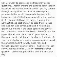 I'm a special educator with almost 10 years of teaching experience, but lately the nagging thought of switching careers has been getting louder and louder. Teacher Keeps Insulting Her Students For 10 Years So This Student Destroys Her Career Bored Panda