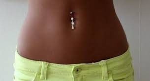 Bright Shorts Dark Tan Belly Button Rings Belly Jewelry Bellybutton Piercings