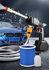 HIDROLAVADORA PORTATIL💦 🫧🛵🏍️🚙🚗 *PISTOLA DE LAVADO ALTA PRESIÓN  INALAMBRICO PORTATIL* 💧Ahorras y cuidas el Agua un 50% 💧🧽🧽🧽 ☑️Incluye  maletín resistente a caídas, super resistente.🧰 ☑️1 Pistola de lavado: 34  x 21