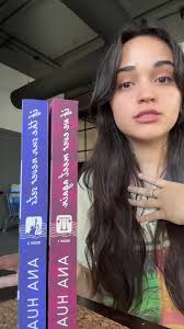 recorded this like a week ago & im def being dramatic but i don’t care.  also i got the 3rd book & its also a different height 😔 #ifweevermeetagain  #ifthesunneversets #anahuang #anahuangauthor ...