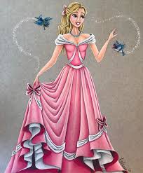 Even Miracles Take A Little Time Cinderella Pinkdress Disney Disneyart P Disney Princess Art Disney Princesses And Princes Disney Princess Aurora