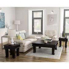 A coffee table with storage can help reduce clutter by adding extra space for remotes, throw pillows, magazines, and toys. Silverton Solid Wood 3 Piece Square Coffee Table Set