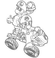 Free printable donkey kong coloring pages. Mario Kart Coloring Pages Pdf
