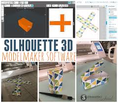 Silhouette 3d Shapes Made With Model Maker Software In 2020 Silhouette School Vinyl Projects Silhouette Silhouette School Blog
