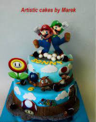 If i had started earlier. Super Mario Birthday Cake Cake By Marek Cakesdecor