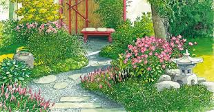 Gestaltungsideen Garten Idyll Auf Kleinstem Raum Mit Bildern Garten Anlegen Garten Schattengarten