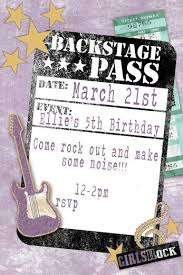 Trends Unusual Invitations On Anniversaire Rock Organisation Anniversaire Anniversaire