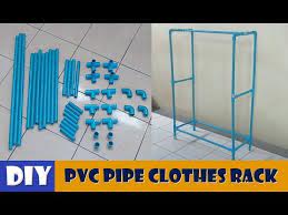 Start with the two 10 foot pieces of 3/4 inch pvc pipe. Diy Pvc Pipe Clothes Rack Youtube