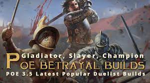 Other than that spot on guide just needs a few small tweaks for rogue. Poe Betrayal Latest Popular Duelist Builds Champion Gladiator Slayer Www R4pg Com