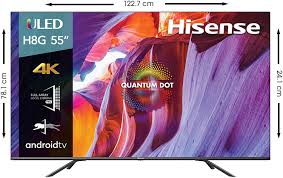 Learn how to add functionality and features to your samsung smart tv by installing apps from the smart hub store. Amazon Com Hisense 55 Inch Class H8 Quantum Series Android 4k Uled Smart Tv With Voice Remote 55h8g 2020 Model Electronics