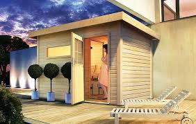 This is article about 33 genial sauna mit holzofen im garten luxus rating: Aussensauna Sauna Im Garten