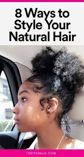 50 Different Ways To Style Your Natural Hair At Home Thrivenaija Natural Hair Styles Black Natural Hairstyles Black Hair Bun