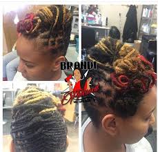 Use a hair band or tie hair back with a long lock. Three Of My Favorite Loc Styles The Strength Of She