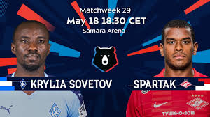 krylia sovetov vs spartak matchweek 29 russian premier liga streaming youtube movie posters