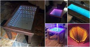 I want a dirt cheap, f*** awesome, interactive led table. 10 Gorgeous Diy Infinity Tables You Will Want To Build Right Away Diy Crafts