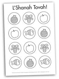 A Coloring Craft For Rosh Hashanah And The Jewish New Year Includes Printable Coloring Sheet That Can B Rosh Hashanah Crafts Rosh Hashana Crafts Rosh Hashanah